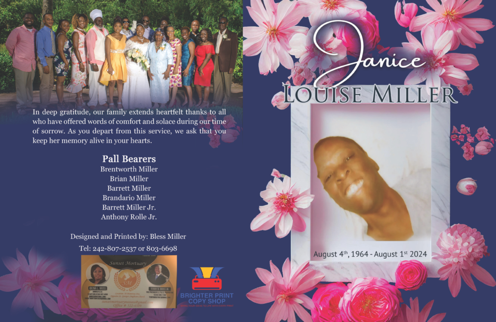 Serene Reflections | BOOKLET Memorial program (8 pages) - Image 2